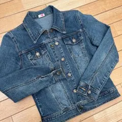 デニムジャケット レディース　S〜M 春夏　古着　old fashion
