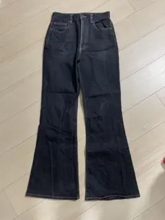 Fi.n.t フレア デニムパンツ ブラックのサムネイル