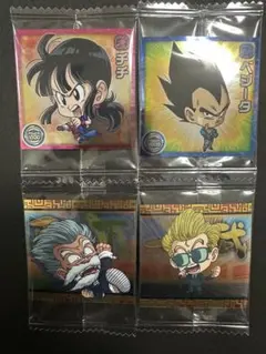 ドラゴンボール　シールウエハース 写真の4枚セット