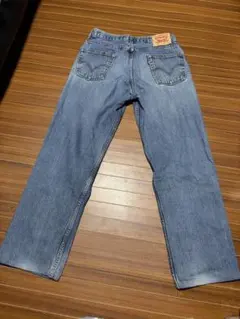 Levi's ライトブルー ストレートジーンズ 550 W31 L32