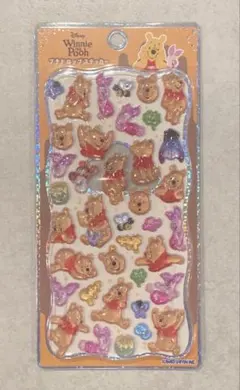 【正規品】 くまのプーさん　プチドロップステッカー ディズニー