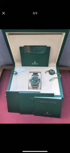 ROLEX Submariner 自動巻き時計 緑