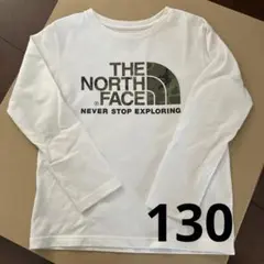 THE NORTH FACE 長袖Tシャツ ホワイト　130
