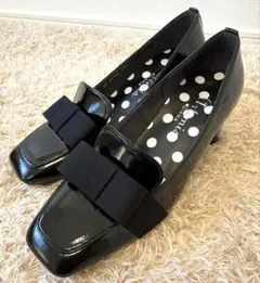 artemis by DIANAグログランリボン ヒールアップローファー　23
