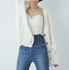 GYDA 2WAYモールヤーンケーブルニットTOPSのサムネイル
