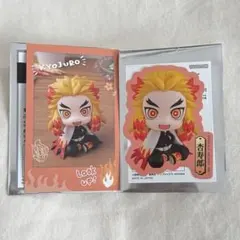 鬼滅の刃 るかっぷ すなっぷカード ダイカットステッカー 煉獄杏寿郎 るかっぷ展