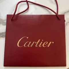 Cartier ロゴ入りショップ袋 赤のサムネイル