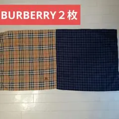 Burberry ハンカチ 2枚セット