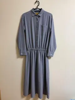 URBAN RESEARCH F by ROSSO シャツワンピースグレー 長袖のサムネイル