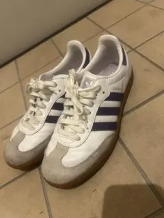adidas SAMBA OG/27cm/ホワイト/レザー/EE5452