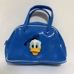 ディズニー エナメルミニバッグ（ドナルドダック）ブルー