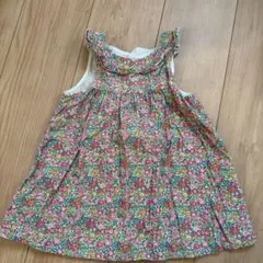 bebe 花柄ノースリーブワンピース 90cm