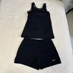 ナイキセパレートフィットネス水着 11号　ブラック・スイムキャップ