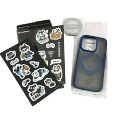 MagSafe対応 超耐衝撃 iPhone14 Pro カバー ケース ブルー