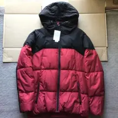 Nylaus 赤黒 Mサイズ ダウンジャケット