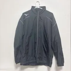 Mizuno ブラック ウィンドブレーカー