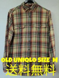 S*l様 OLD UNIQLO ユニクロ フランネルシャツ チェック M