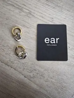 ear ツイストデザイン フープピアス