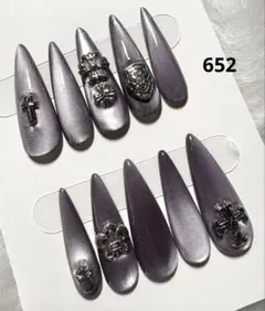 652現品マグネット　ちゅるん十字架 ギャルシズニルック ロングネイル 推し地雷