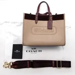 【美品】コーチcoach レザー　バッグ　A4サイズ