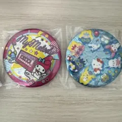 サンリオキャラクターズキラキラBIG缶バッチ2 セット