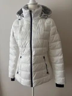 ホワイトnautica ダウンジャケット　xl 白　温かい