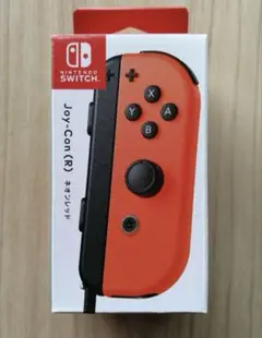 《純正》新品スイッチSwitch ジョイコンJoy-Con (Ｒ)ネオンレッド