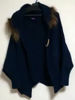 ニット　ドルマンスリーブ　カーディガン　F