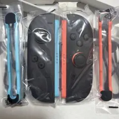 Nintendo Switch2用のジョイコン2個とストラップのセット。