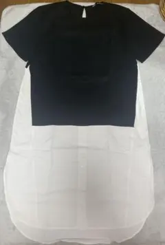 新品 ZARA 切り返し シャツワンピース シャツワンピ チュニック