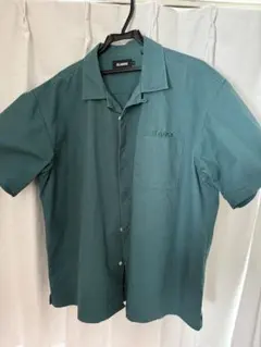 XLARGE 半袖シャツ ゴリラロゴ バックプリント グリーン