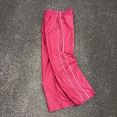 希少 00s nike wide nylon pants y2k テック ピンク