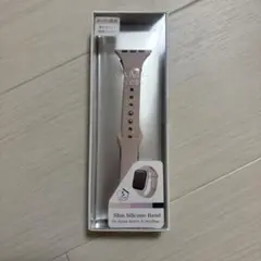 Apple Watch スリムシリコンバンド ピンク