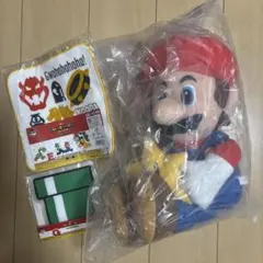 スーパーマリオ　一番くじ　A賞　ぬいぐるみ／E賞　タオル／G賞　ジッパーバッグ