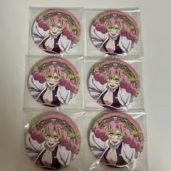 鬼滅の刃 甘露寺蜜璃 ナンジャタウン 缶バッジ レア グリッター カード