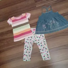 3点　babyGap 80㎝　Tシャツ　レギンス　オシュコシュ　キャミソール