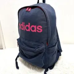 adidas アディダス リュック バックパック ユニセックス ネイビー ピンク