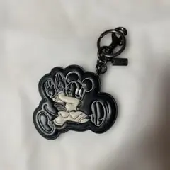 【美品】COACH コーチ Disney ミッキー キーホルダー バッグチャーム