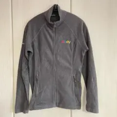Eddie Bauer フリースジャケット eBayロゴ グレー XS(M程度)