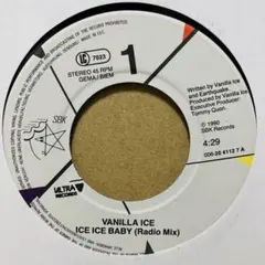 極美盤【7インチ】Vanilla Ice / Ice Ice Baby
