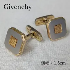 正規良 激レア ジバンシィ GGロゴコンビカラー カフス 金×銀 ダブルG