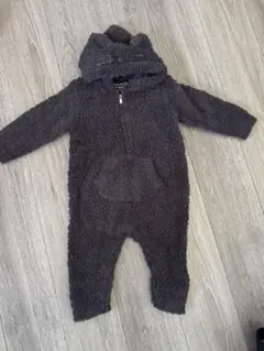 GELATO PIQUE ブラックロンパース フリース