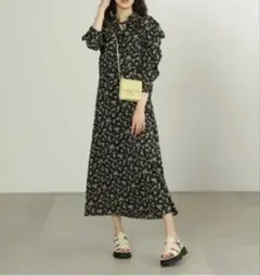 FREE'S MART 花柄フリルワンピース