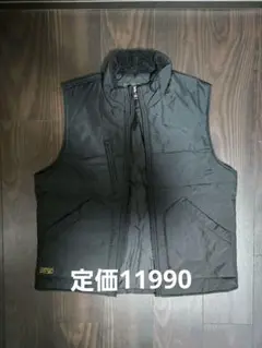 ブラック ノースリーブ ダウンジャケット