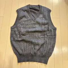 EX-Club メンズベスト M ウール100%