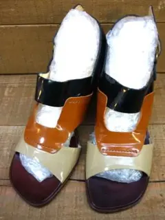 中古 Apres çavaçava ハイヒールサンダル 22.5㎝ X14280のサムネイル
