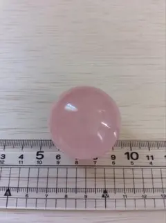 スターローズクォーツ　スフィア　美品　ほんのり濃いめ