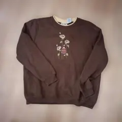 さ*ご様 【古着、古着屋ないしょ】ブラウン、スウェット、トレーナー