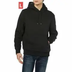 新品タグ付き✨パーカー　プルオーバー　ブラック　L 裏ボア　あったかい