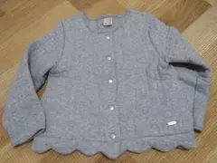 petit main グレー カーディガン 110